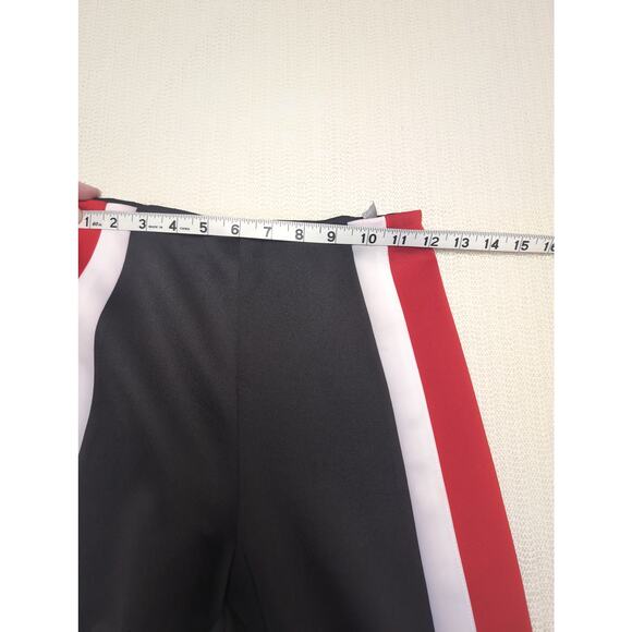 Lovers + Friends Black Red White Side Stripe Track Pants High Waist XS Revolve - Picture 8 of 9